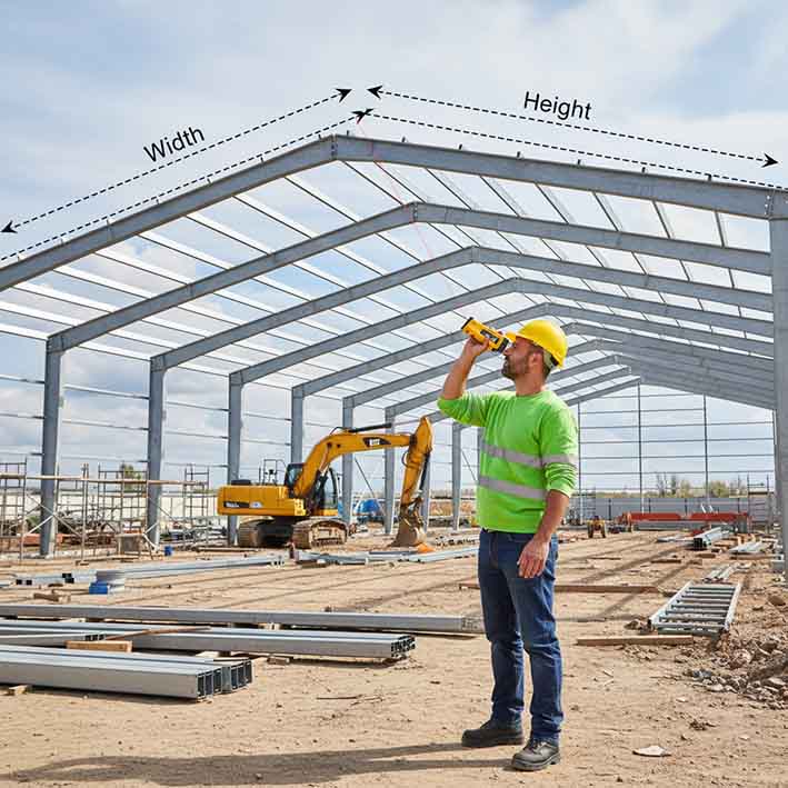 تعیین ابعاد مناسب ساخت سوله